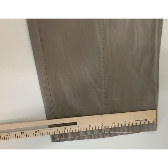 Avon Cargo Cropped Khaki Pants Womens 1X Elastic Pullon Drawstring - Picture 4 of 10